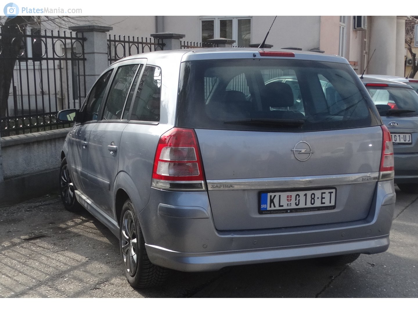 KL 018-ET, Opel Zafira 2nd gen (Family) (B; A05), 2005–2014