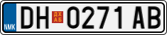 License plate of North Macedonia, Regular plates (2012)