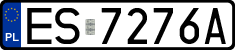 License plates of Poland, Regular car plates