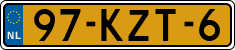 License plate of the Netherlands, Cars