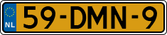License plate of the Netherlands, Military