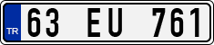 License plate of Turkey, Regular plates