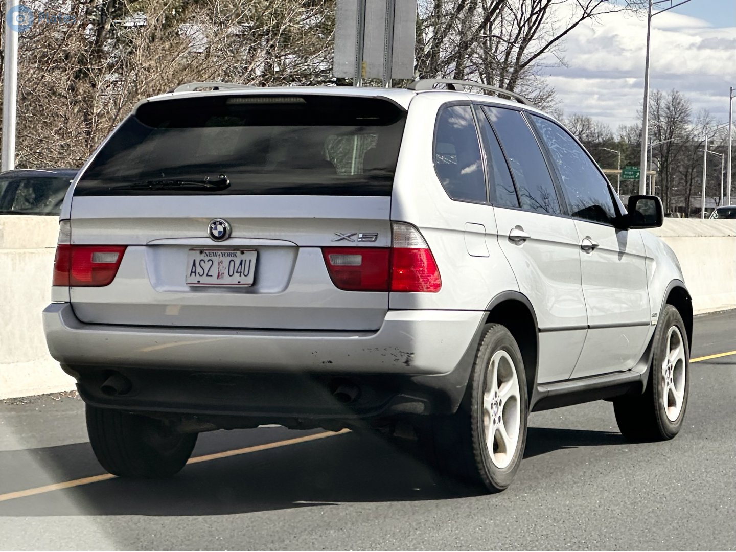 AS2 04U, License plate without vehicle 
