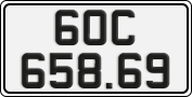 License plate of Vietnam, Cars