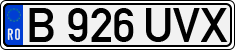 License plate of Romania, Regular plates