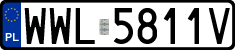 License plates of Poland, Regular car plates