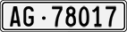 License plate of Switzerland, Cars