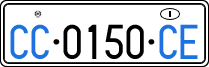 License plate of Italy, Diplomatic