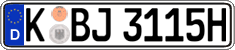 German license plate, Plates for oldtimers (type 