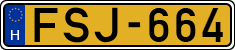 license plates of Hungary, Commercial vehicles (1990)