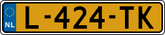 License plate of the Netherlands, Cars