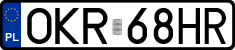 License plates of Poland, Regular car plates