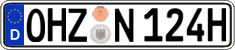 German license plate, Plates for oldtimers (type 