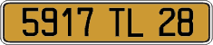 French license plate, FNI