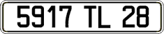 French license plate, FNI