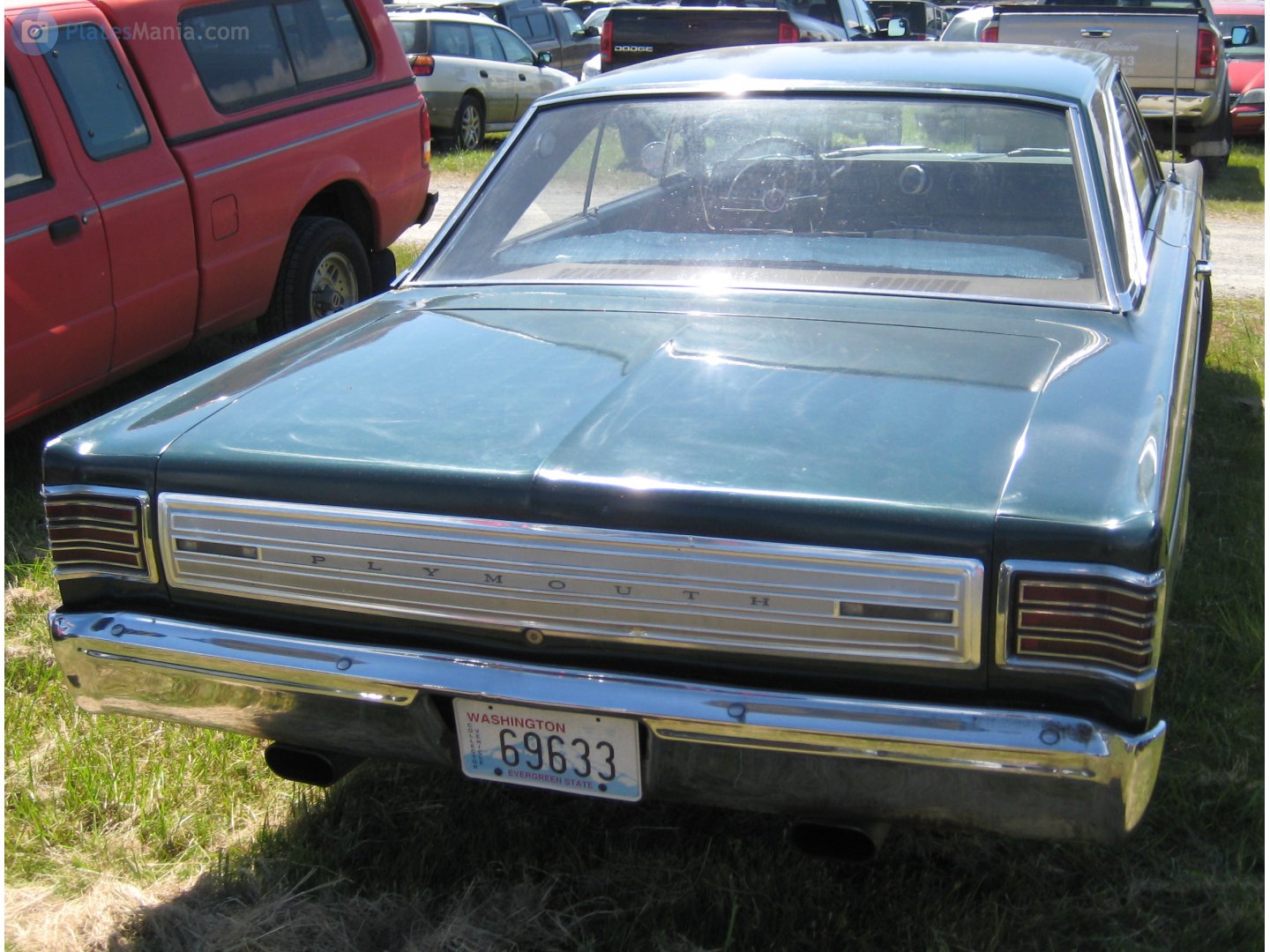 69633, Plymouth Belvedere 6th gen 1966 2-door Hardtop (RH23/RP23; B-body), 1st facelift, 1966–1967