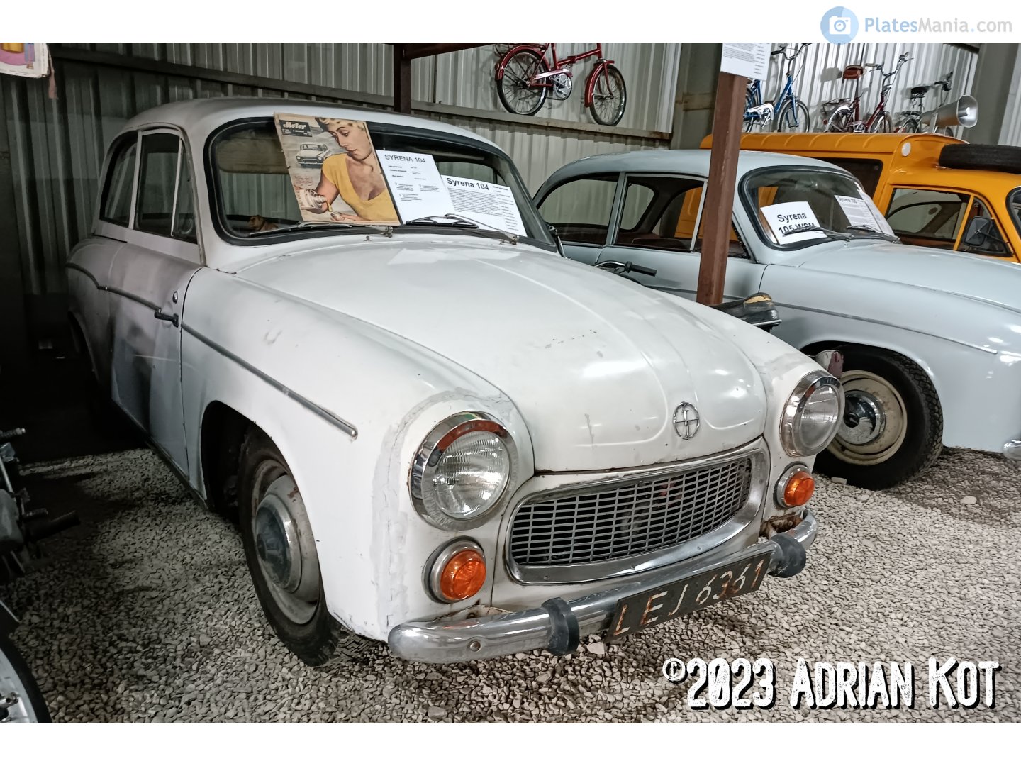 LEJ 6361, FSO Syrena (100-105) 2-door Sedan, 1957–1972
