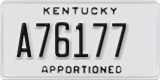 Kentucky, Apportioned (A12345)