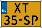 License plate of the Netherlands, Cars
