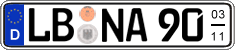 German license plate, Seasonal plates