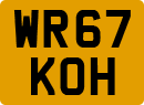 License plate of the United Kingdom, 2001 year system