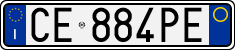 License plate of Italy, Cars (1994 year series)