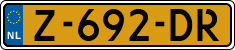 License plate of the Netherlands, Cars