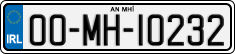 License plate of Ireland, Regular plates