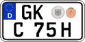 German license plate, Plates for oldtimers (type 