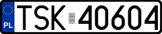 License plates of Poland, Regular car plates