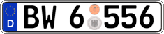 German license plate, Authorities and federal agencies