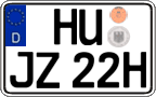 German license plate, Plates for oldtimers (type 