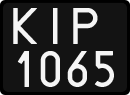 License plates of Poland, 1976 year system