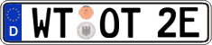German license plate, Electric vehicles