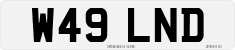 License plate of the United Kingdom, 1983 year system