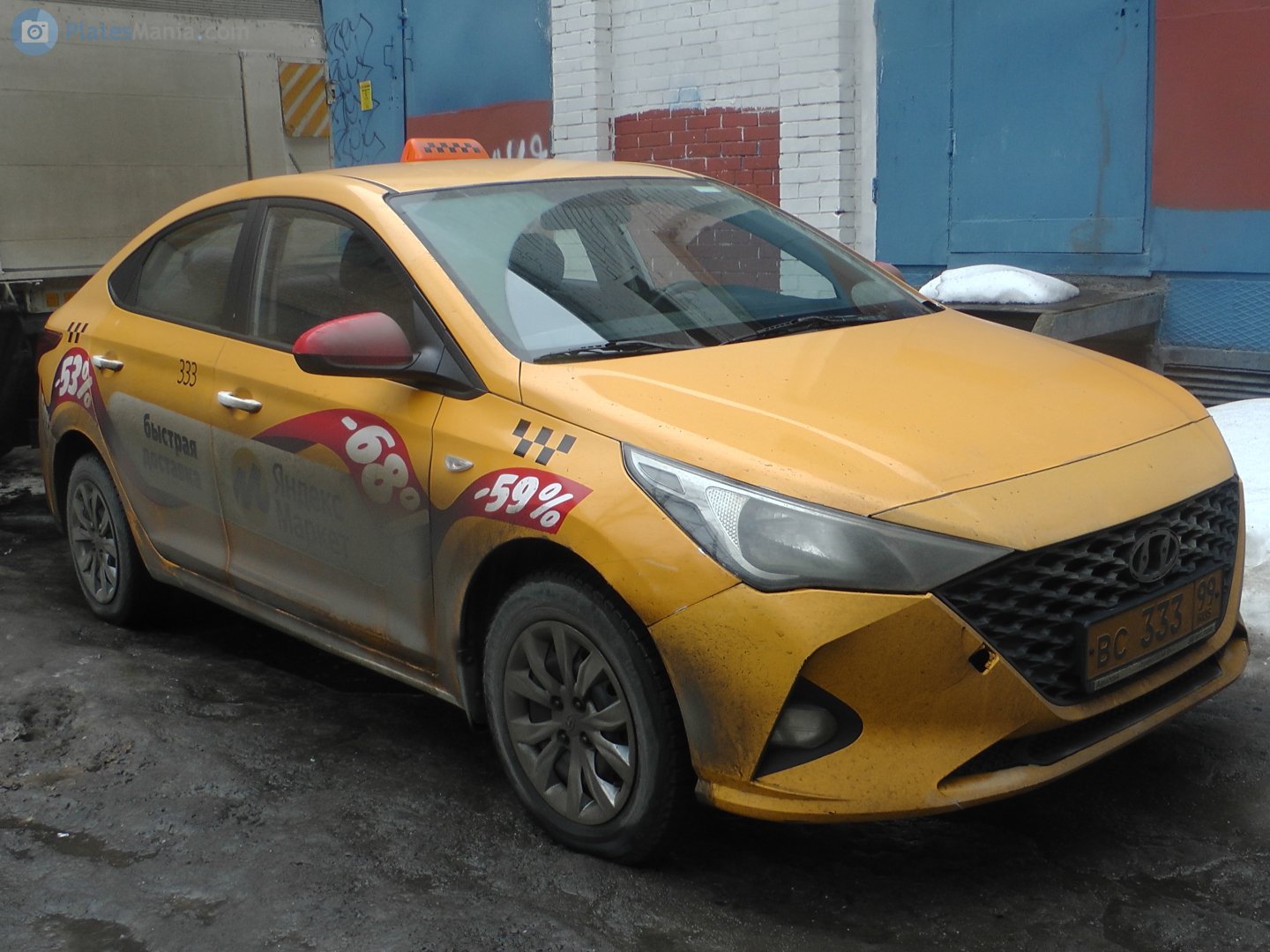 вс 333 99, Hyundai Solaris 2nd gen (HCR), facelift, 2020–2022 (Solaris HS for RU-market since 2024)
