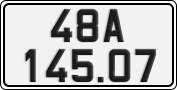 License plate of Vietnam, Cars