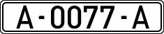 License plates of Spain, 1971 year series