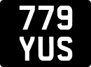 License plate of the United Kingdom, 1932 year system