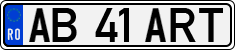 License plate of Romania, Regular plates
