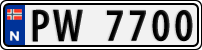License plate of Norway, Trailers, motorcycles, special vehicles