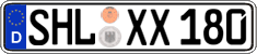 German license plate, Regular plates
