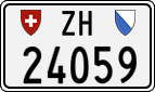 License plate of Switzerland, Cars