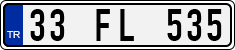 License plate of Turkey, Regular plates