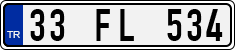 License plate of Turkey, Regular plates
