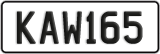 License plate of New Zealand, ABC1(23)