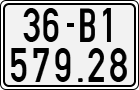 License plate of Vietnam, Motorcycles
