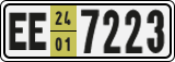 License plate of Armenia, Export transit plates