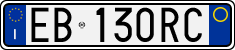 License plate of Italy, Cars (1994 year series)