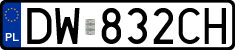 License plates of Poland, Regular car plates